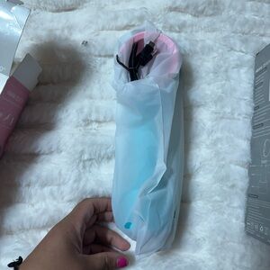 Pink and Blue electric fan